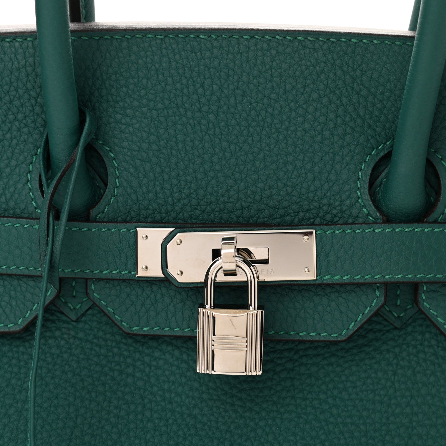 Hermes Togo Birkin 35 Malachite 8 of 9
