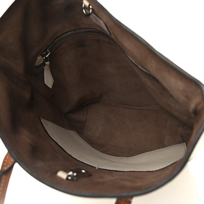 Louis Vuitton Veau Soie Calfskin Parnassea Bagatelle Hobo Blanc Casse 5 of 19