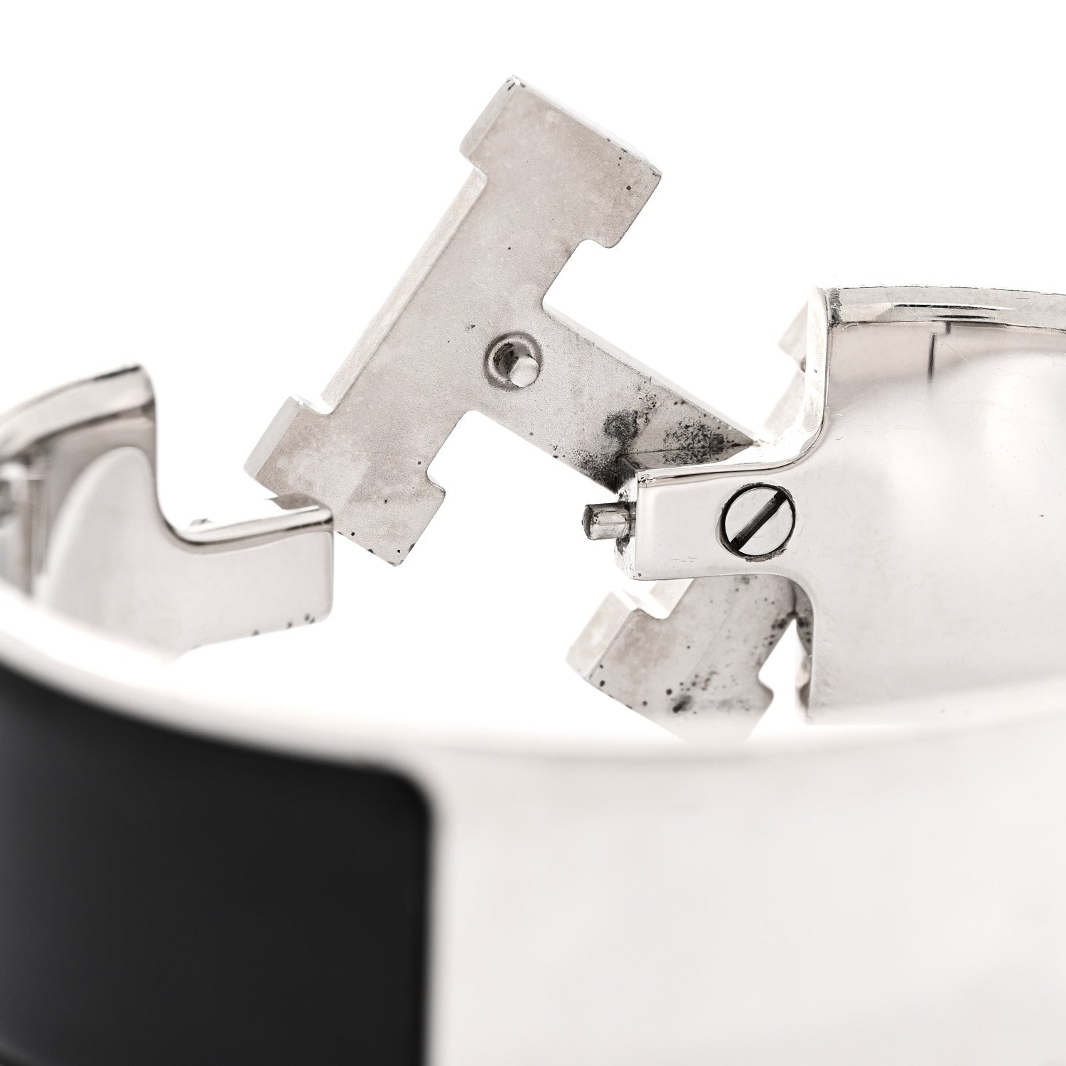 Hermes Enamel Wide Clic Clac H Bracelet GM Black 6 of 6