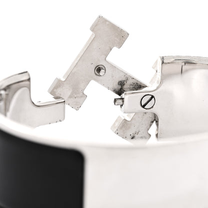 Hermes Enamel Wide Clic Clac H Bracelet GM Black 6 of 6