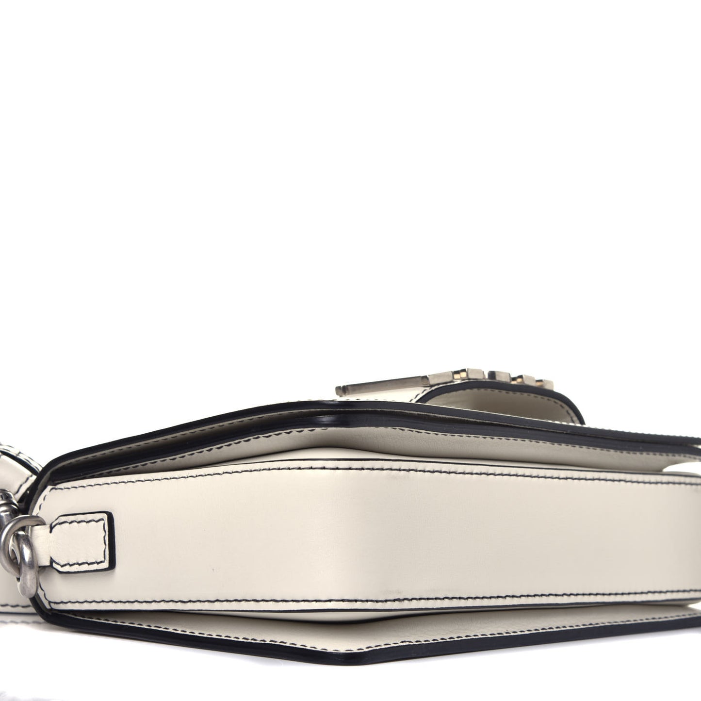 Smooth Calfskin Dio(r)evolution Flap Bag Off White