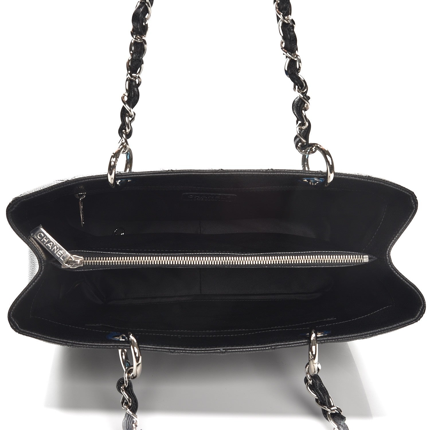 Chanel Caviar Quilted Grand Shopping Tote GST Black 5 of 8