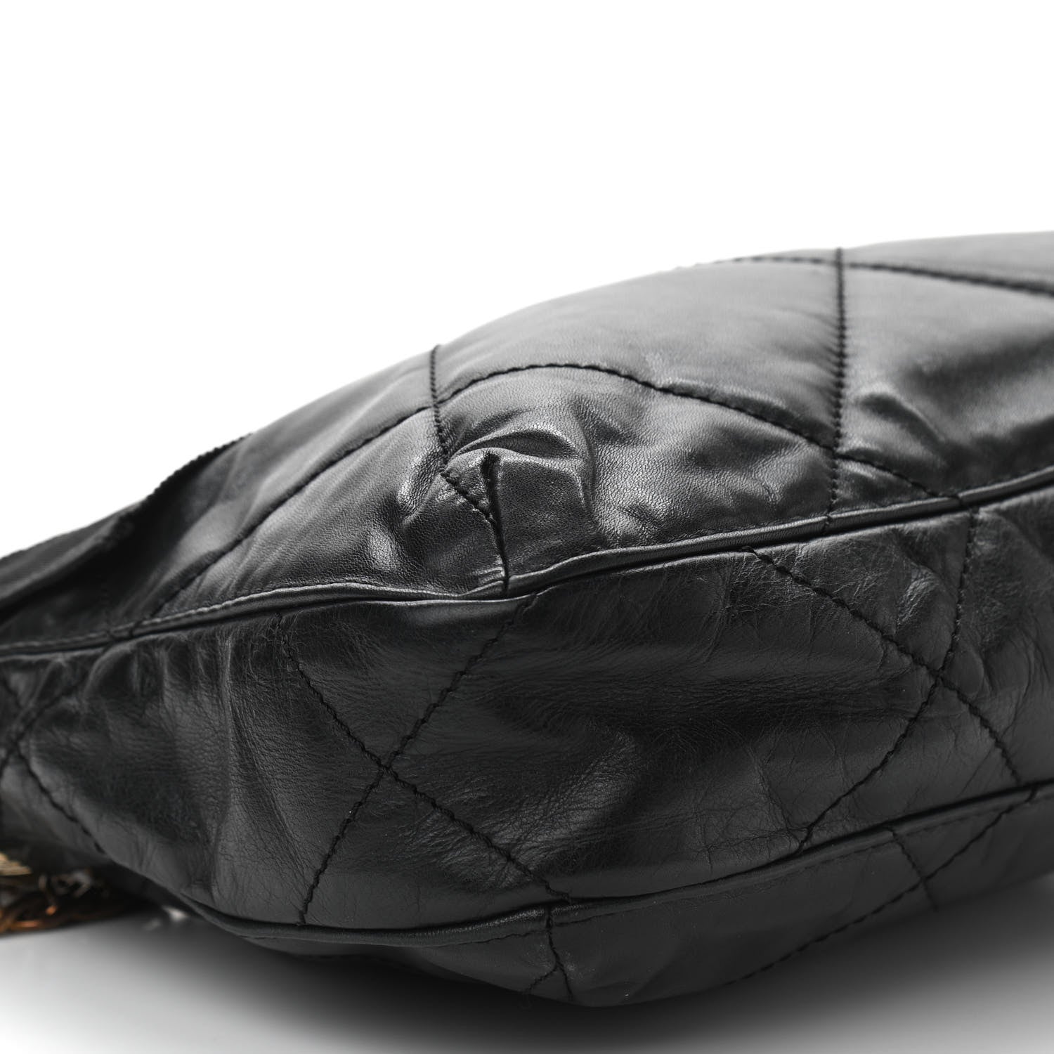 Lanvin Lambskin Quilted Amalia Crossbody Bag Black 8 of 9