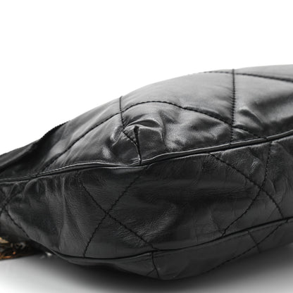 Lanvin Lambskin Quilted Amalia Crossbody Bag Black 8 of 9