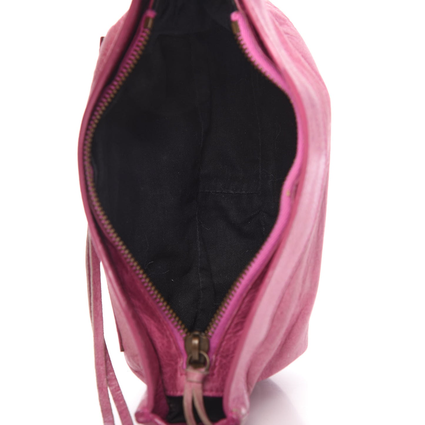 Chevre Classic Hardware Porte Toilette Makeup Clutch Magenta