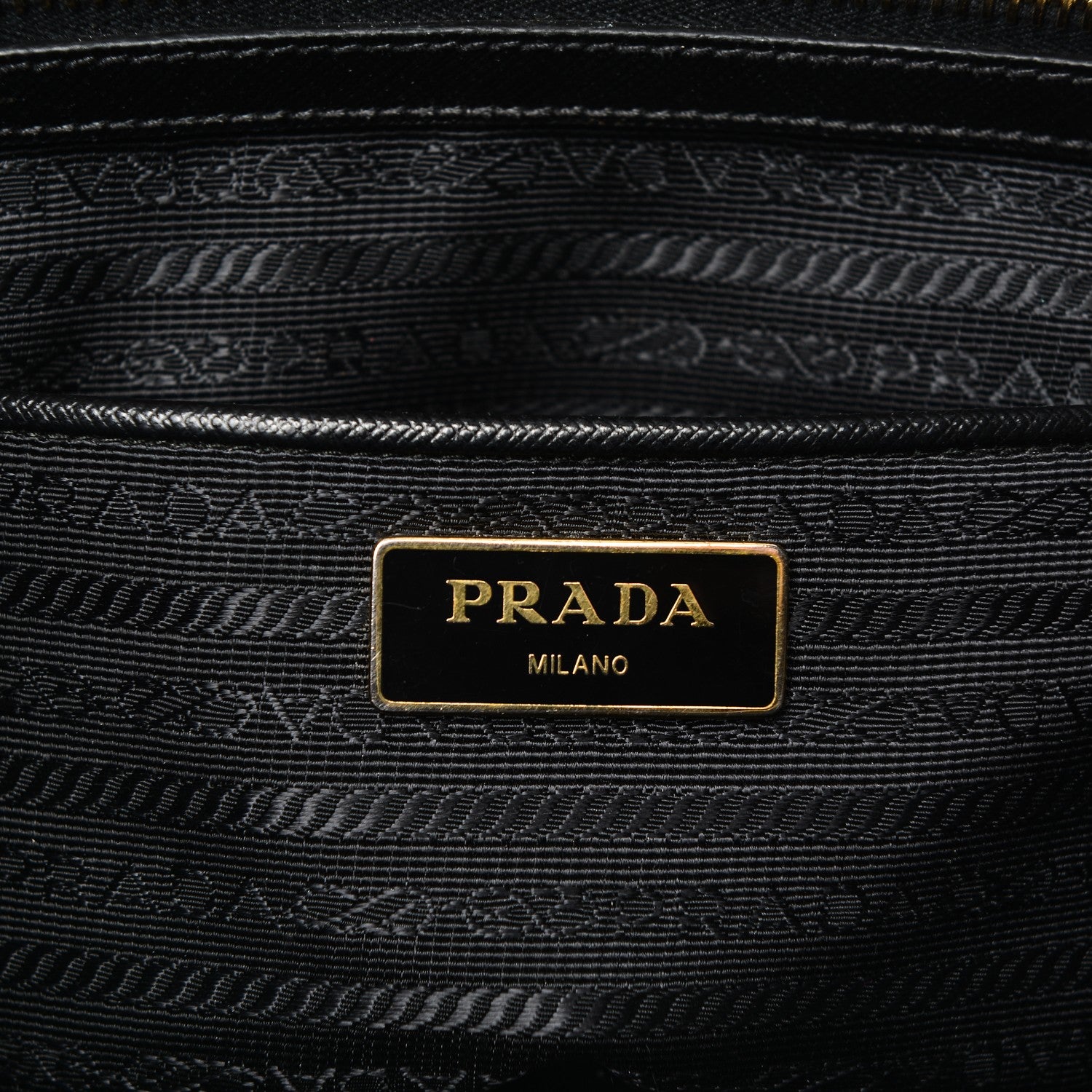 Prada Saffiano Medium Galleria Double Zip Tote Black 6 of 12