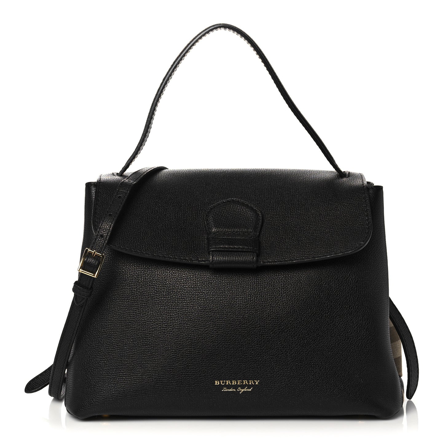 Derby Calfskin House Check Medium Camberley Black