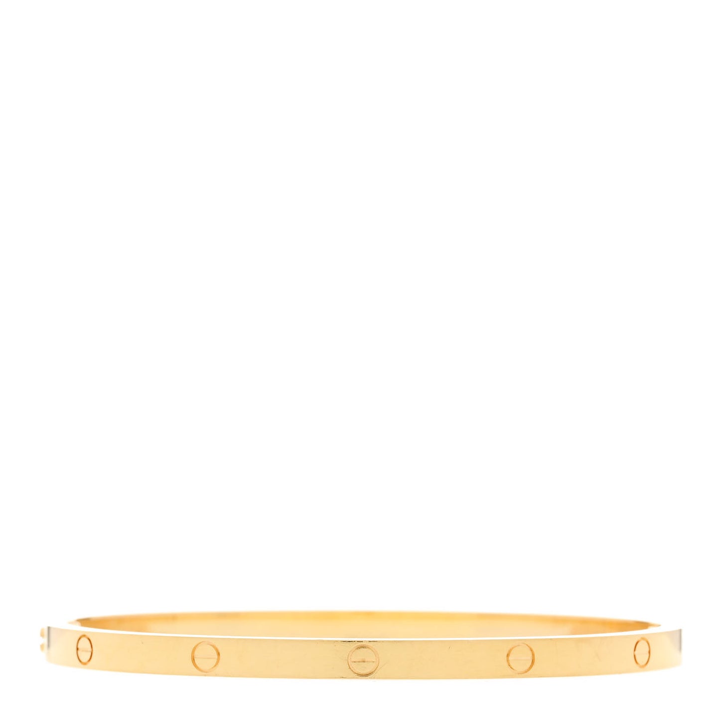 18K Yellow Gold Small LOVE Bracelet 17