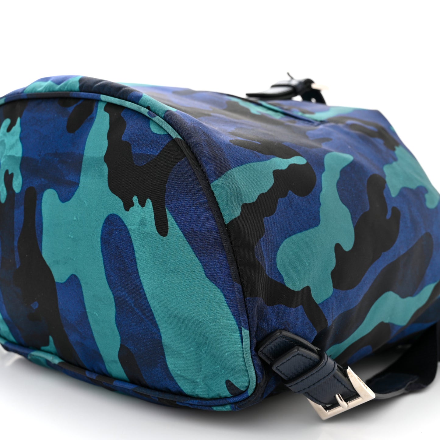 Tessuto Nylon Camouflage Print Backpack Royal