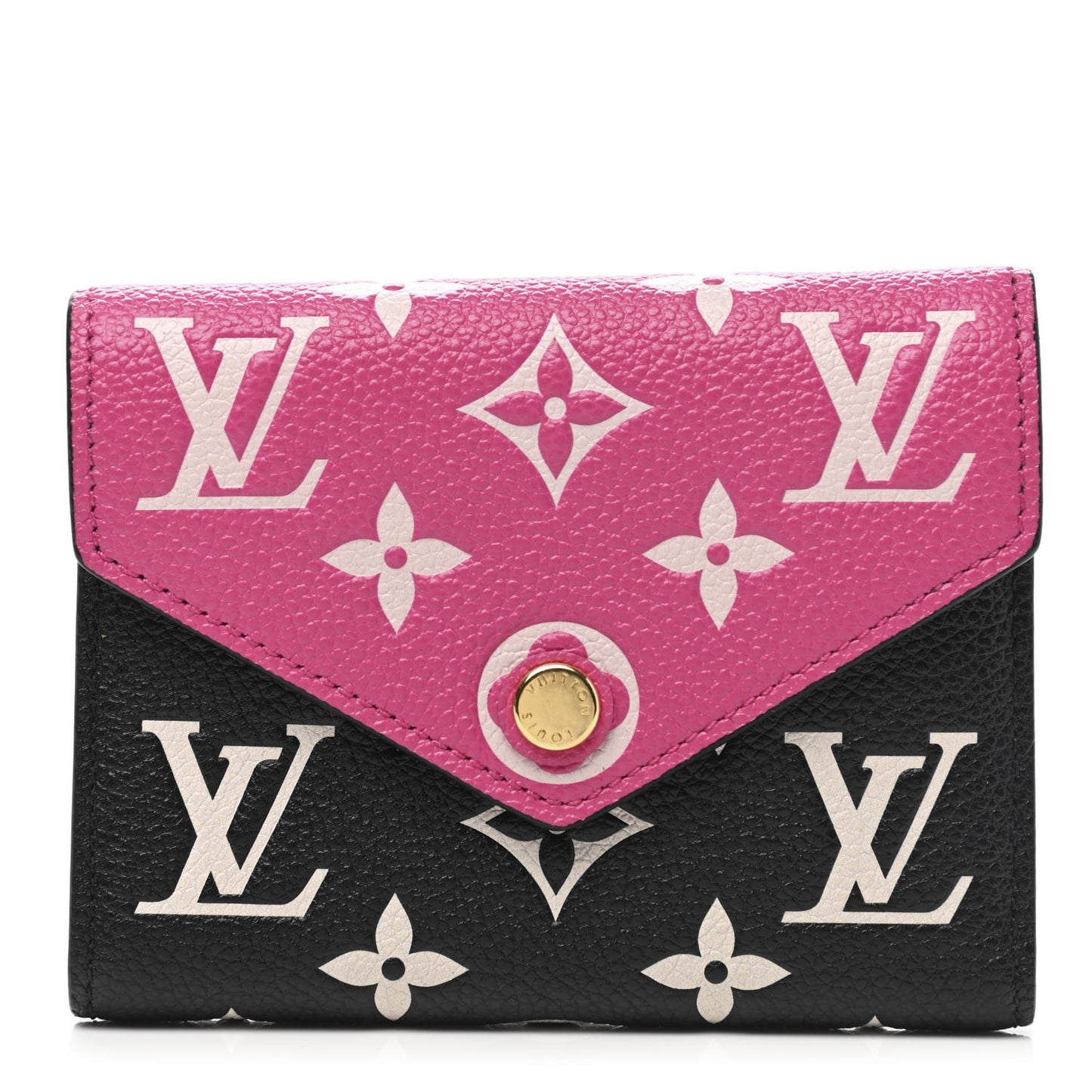 Empreinte Monogram Spring In The City Victorine Wallet Black White Pink