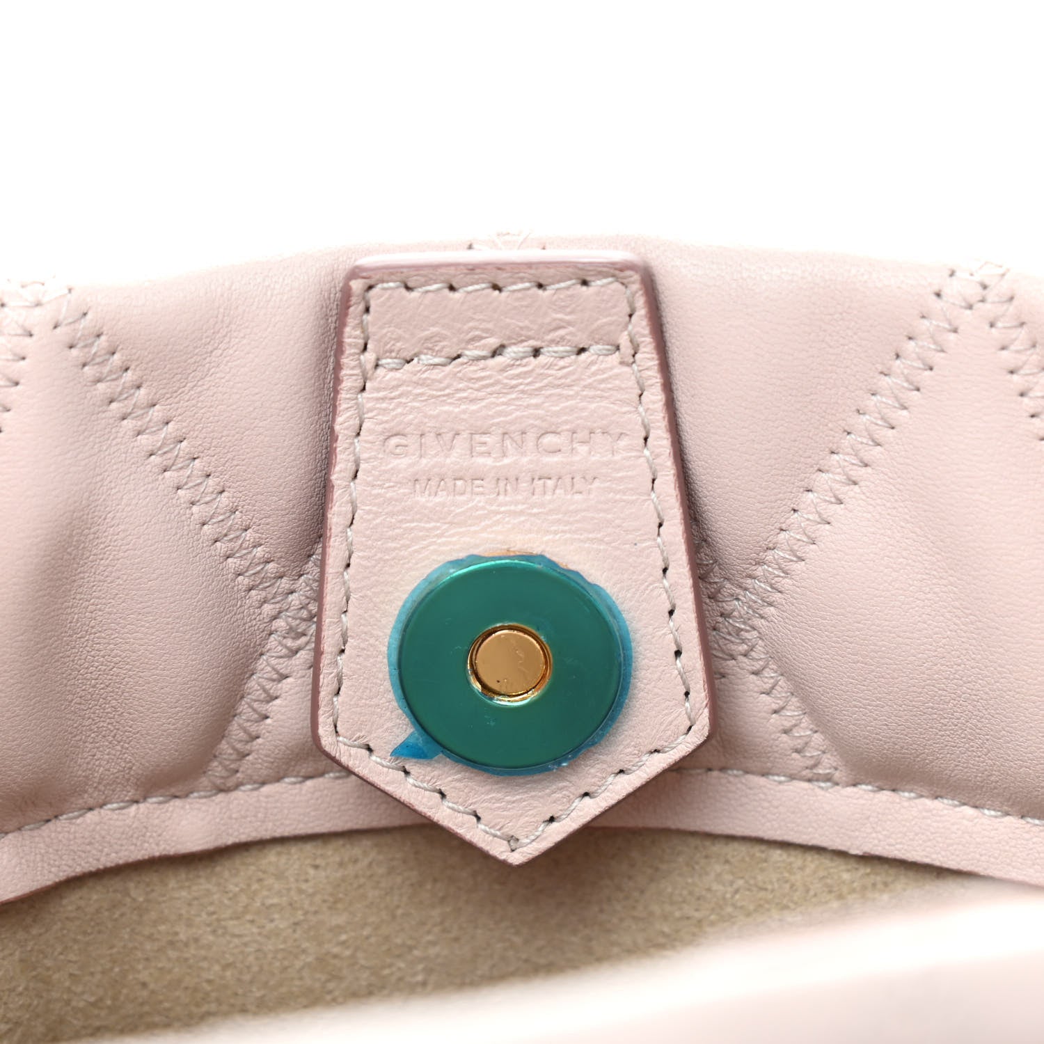 Givenchy Lambskin Quilted Mini GV Bucket Bag Pink 5 of 8