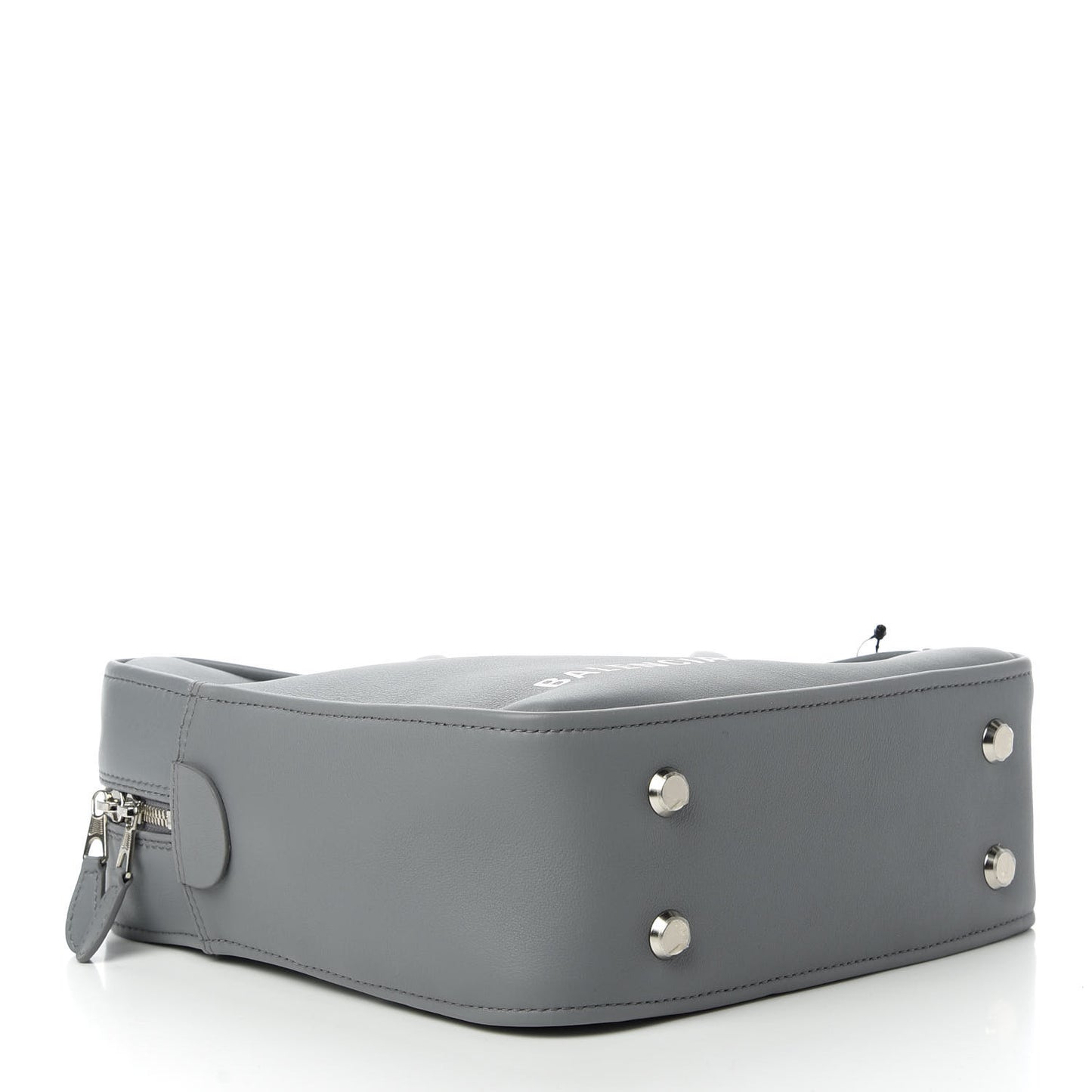 Calfskin S Triangle Duffle Grey