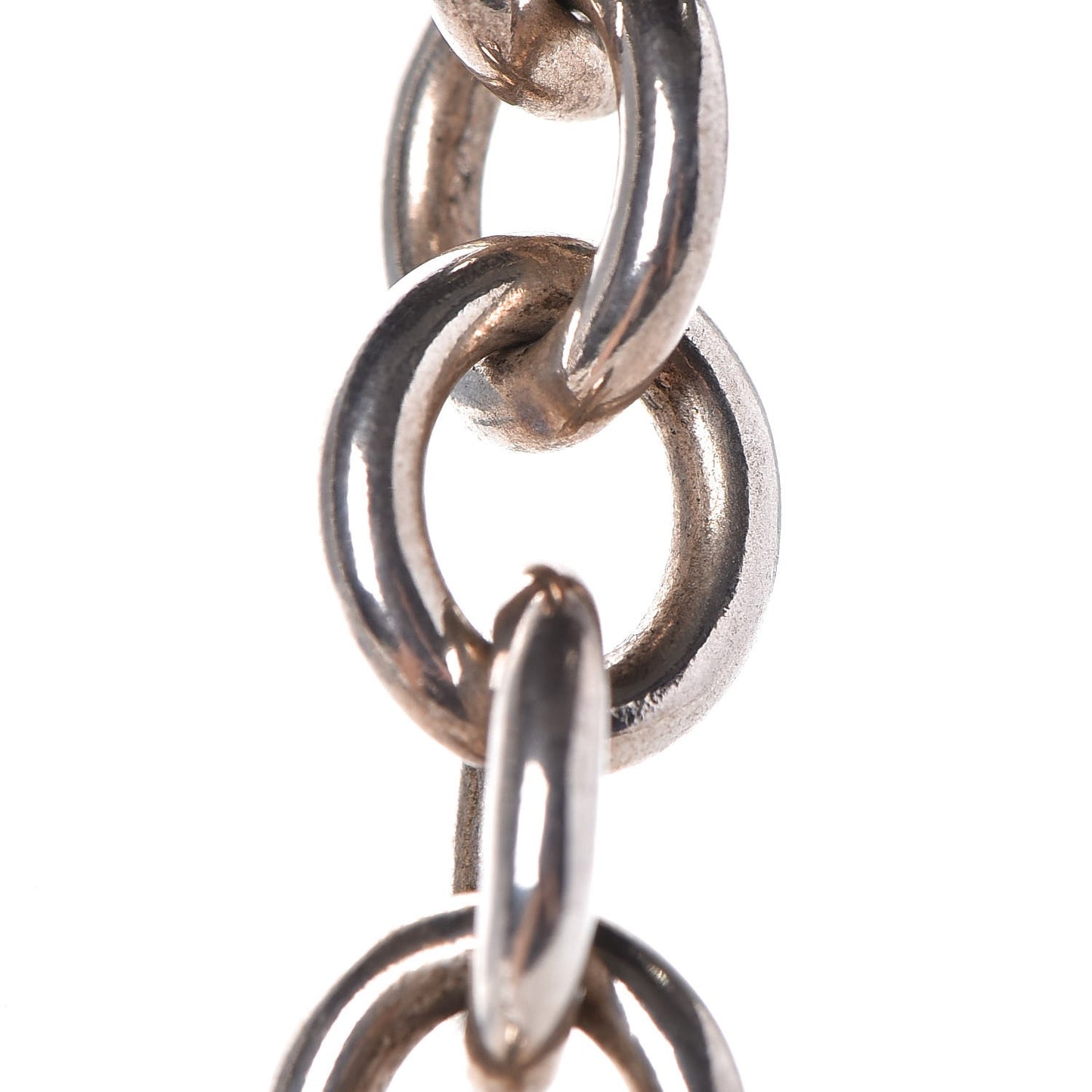 Sterling Silver Heart Clasp Choker Necklace
