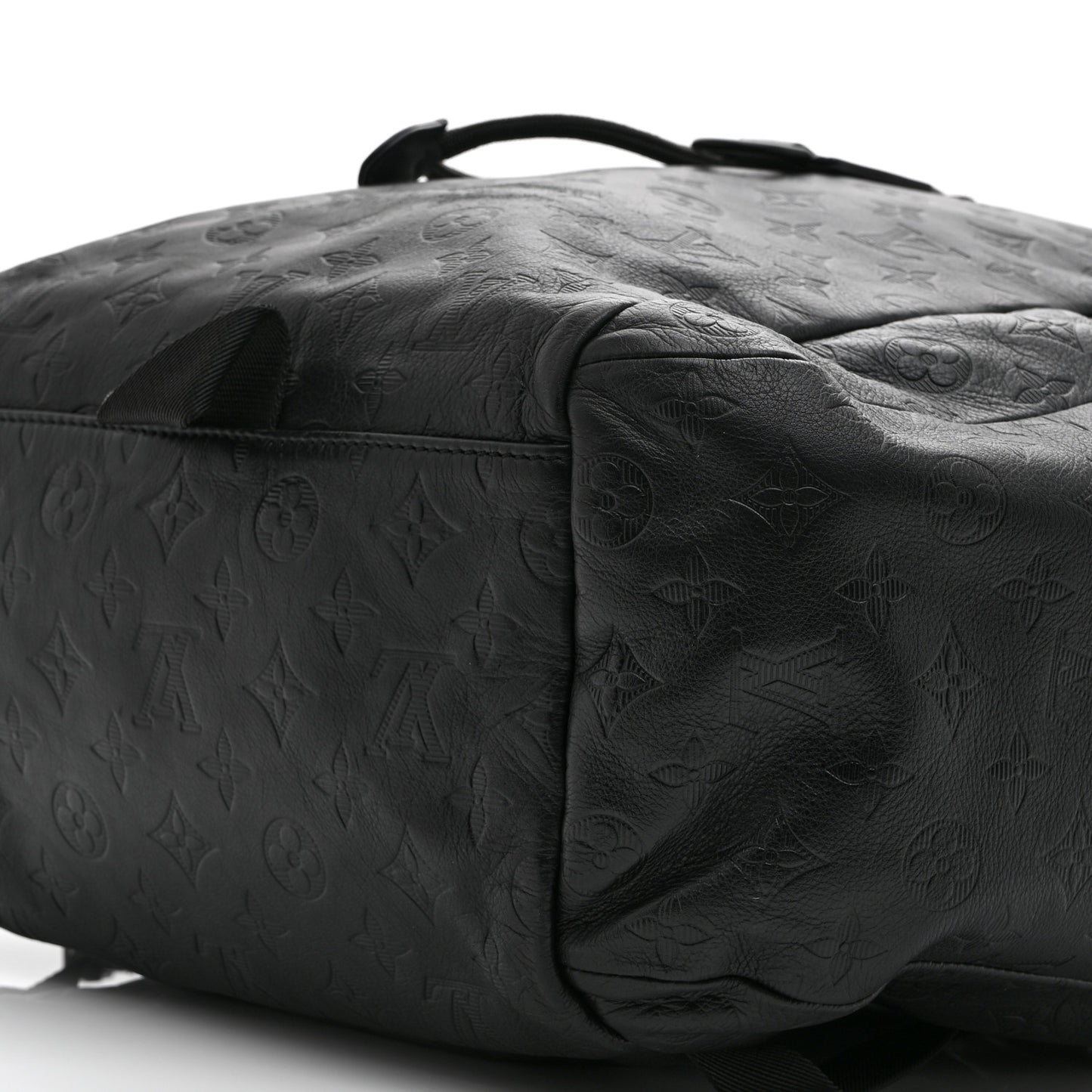Calfskin Monogram Shadow Discovery Backpack Black