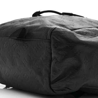 Louis Vuitton Calfskin Monogram Shadow Discovery Backpack Black 10 of 10