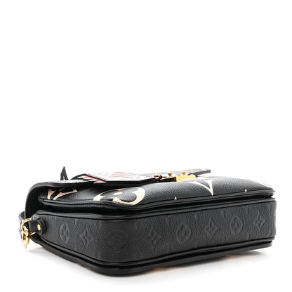 Louis Vuitton Empreinte Monogram Giant Crafty Pochette Metis Black Creme 4 of 11