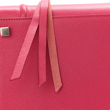 Celine Grained Calfskin Medium Phantom Luggage Fuchsia 12 of 14