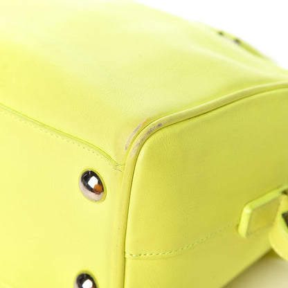 Saint Laurent Calfskin Classic Baby Duffle Neon Yellow 11 of 13