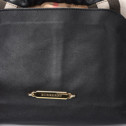 Burberry Calfskin House Check Little Crush Black 11 of 11