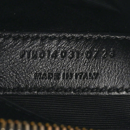 Saint Laurent Calfskin Matelasse Monogram Lou Belt Bag Black 7 of 11