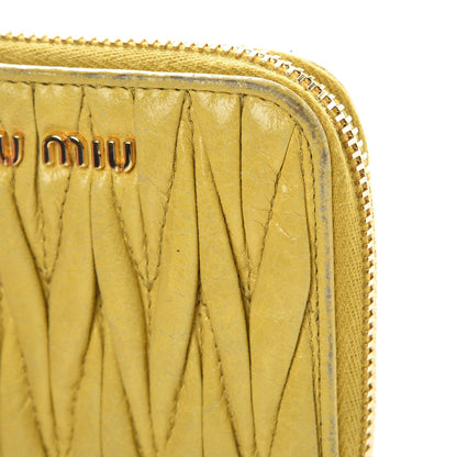 Miu Miu Nappa Matelasse Lux Coin Purse Ananas 7 of 10