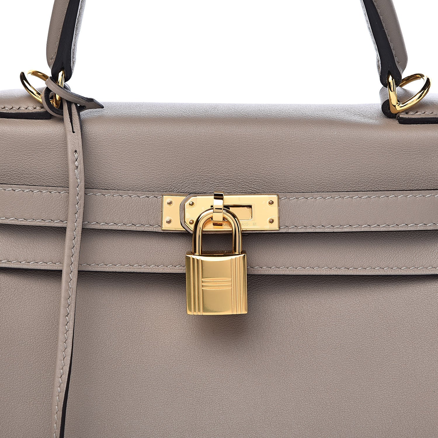 Hermes Swift Kelly Retourne 25 Gris Asphalte 35 of 38