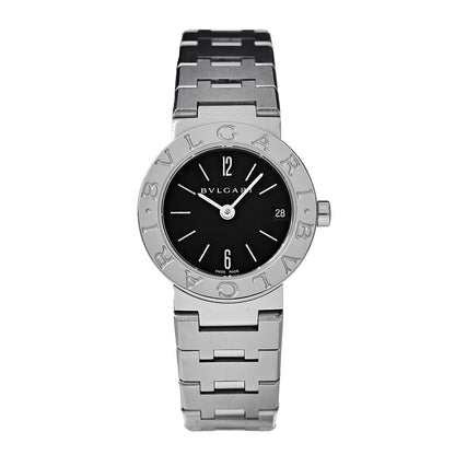 Bulgari Stainless Steel 23mm Quartz Watch Black 1 of 7