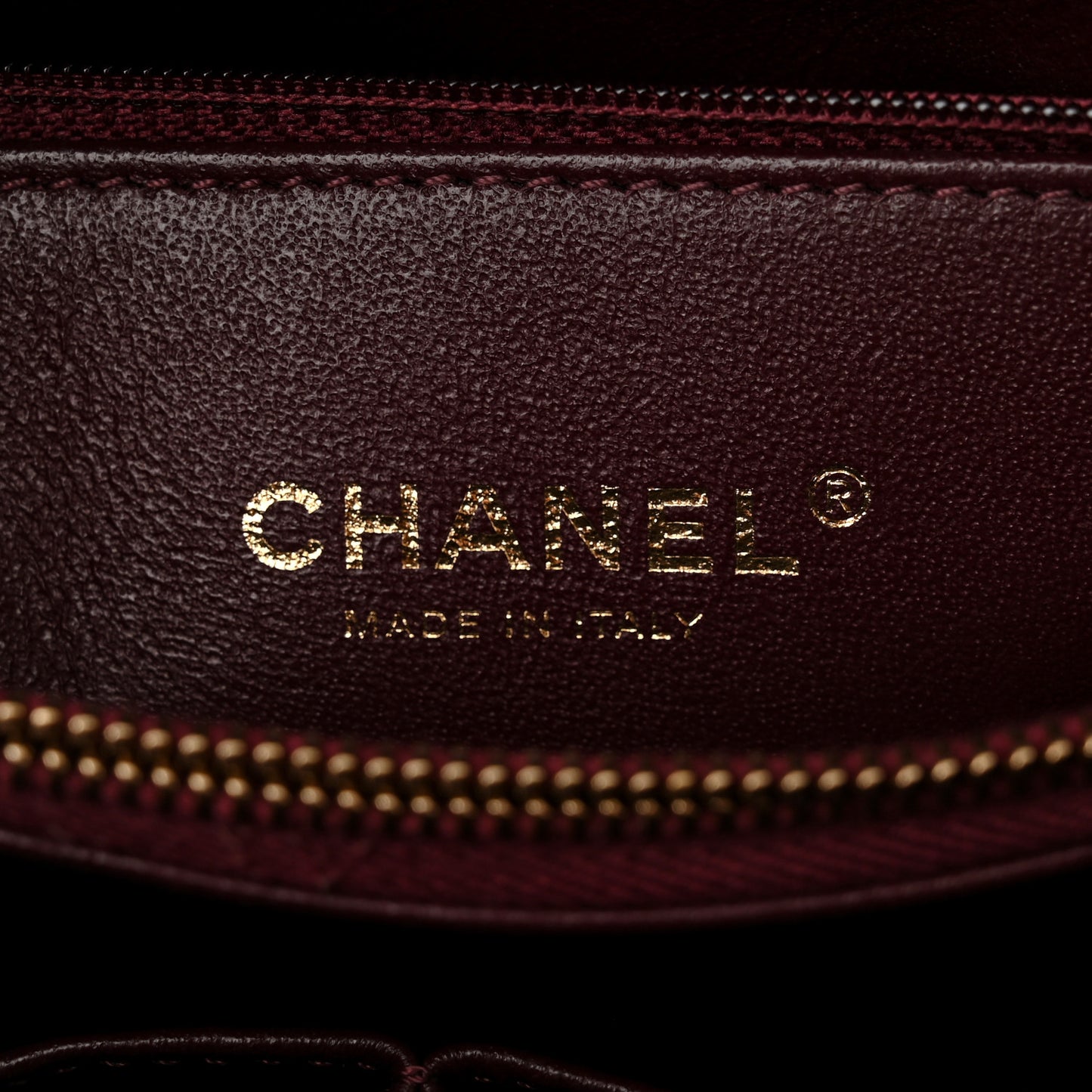 Caviar Lizard Embossed Quilted Small Coco Handle Flap Burgundy