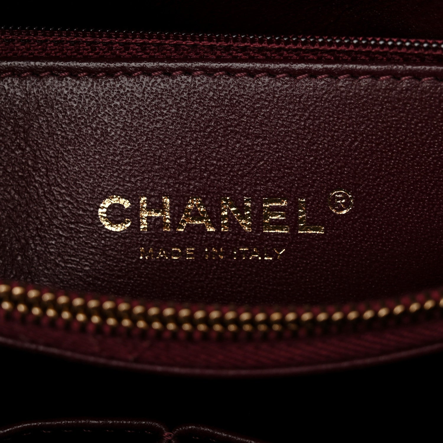 Chanel Caviar Lizard Embossed Quilted Small Coco Handle Flap Burgundy 6 of 12