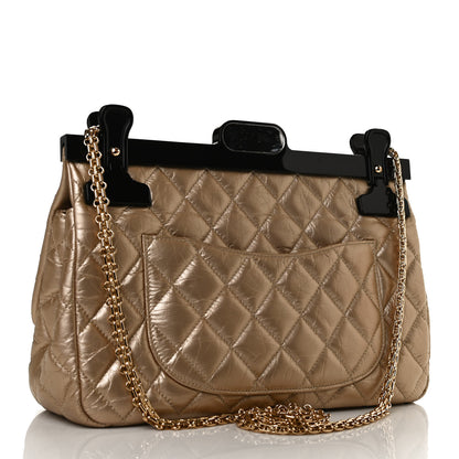 Chanel Metallized Aged Calfskin Quilted 2.55 Reissue 226 Hanger Flap Gold 2 of 13