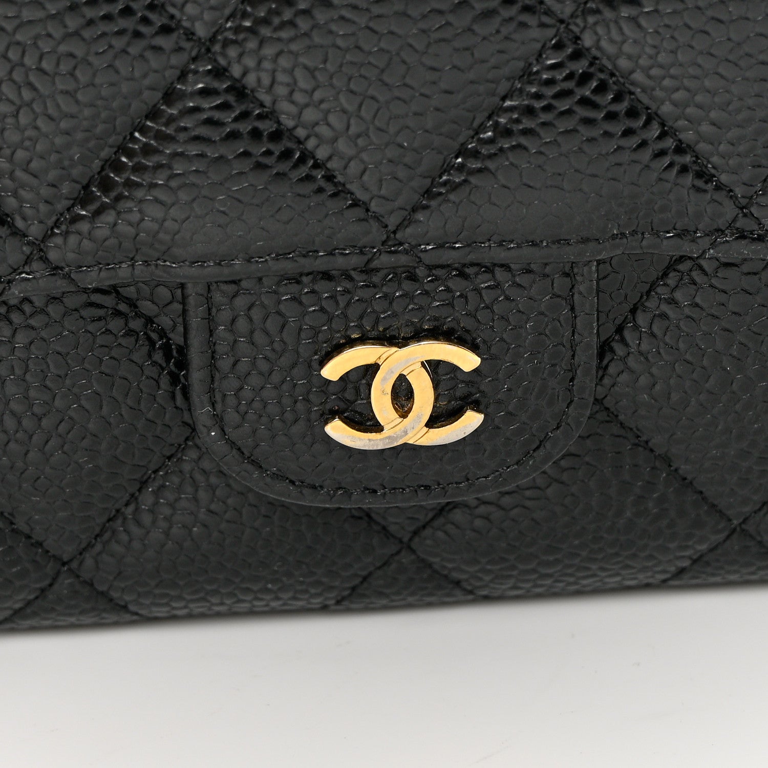 Chanel Caviar Quilted Large Flap Wallet Black 17 of 18