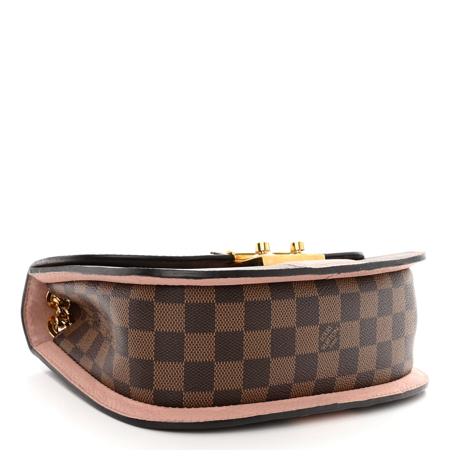 Damier Ebene Cuir Taurillon Wight Magnolia