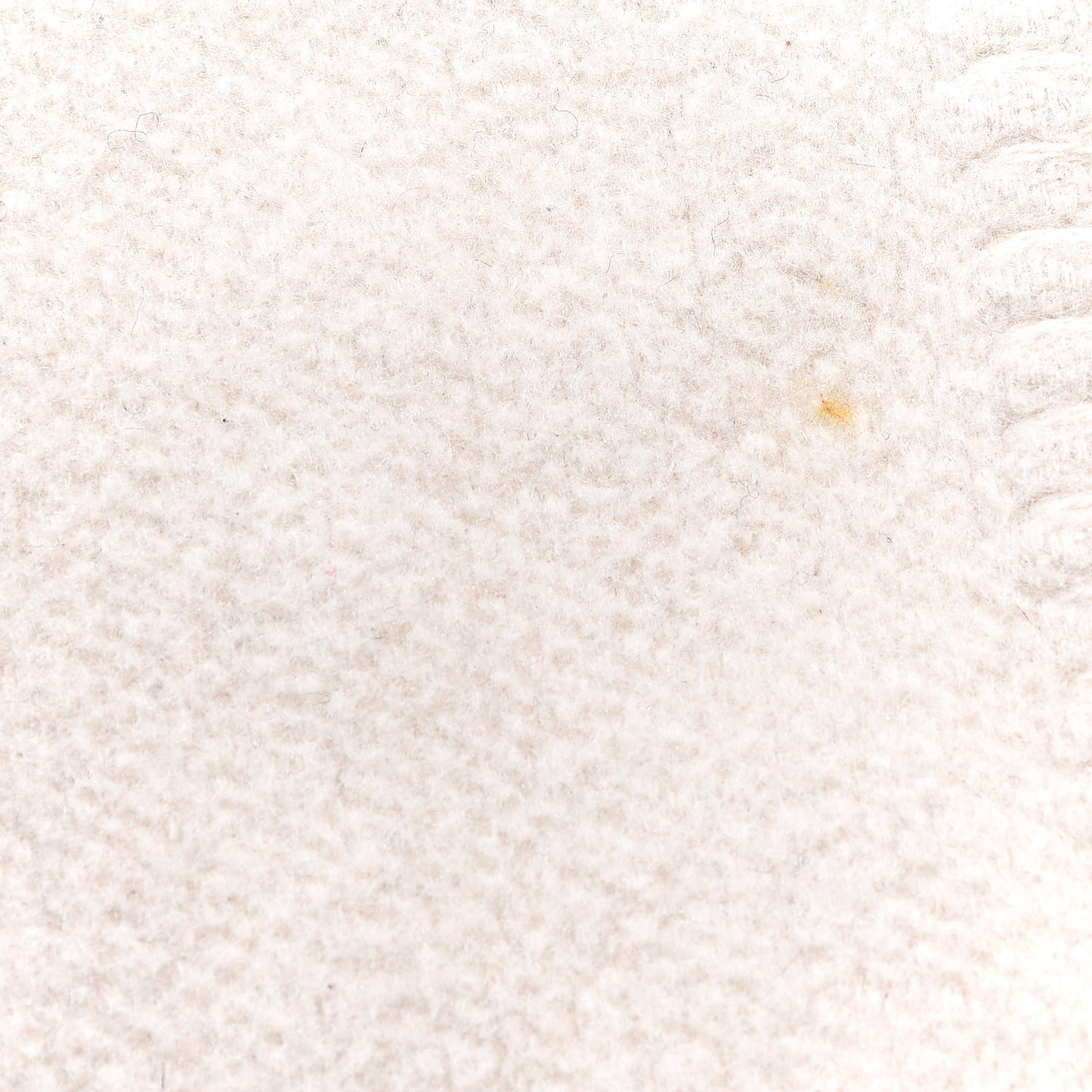 Wool Cashmere Avalon Baby Blanket Noisette Moyen White