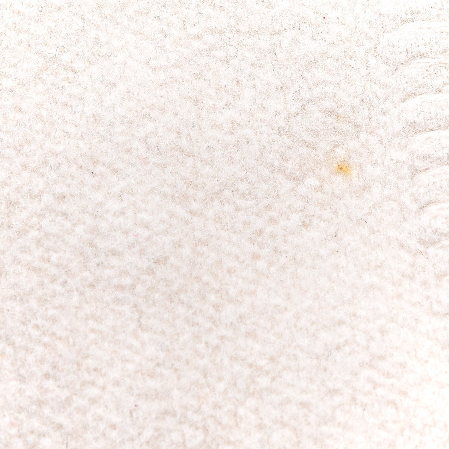 Hermes Wool Cashmere Avalon Baby Blanket Noisette Moyen White 2 of 6