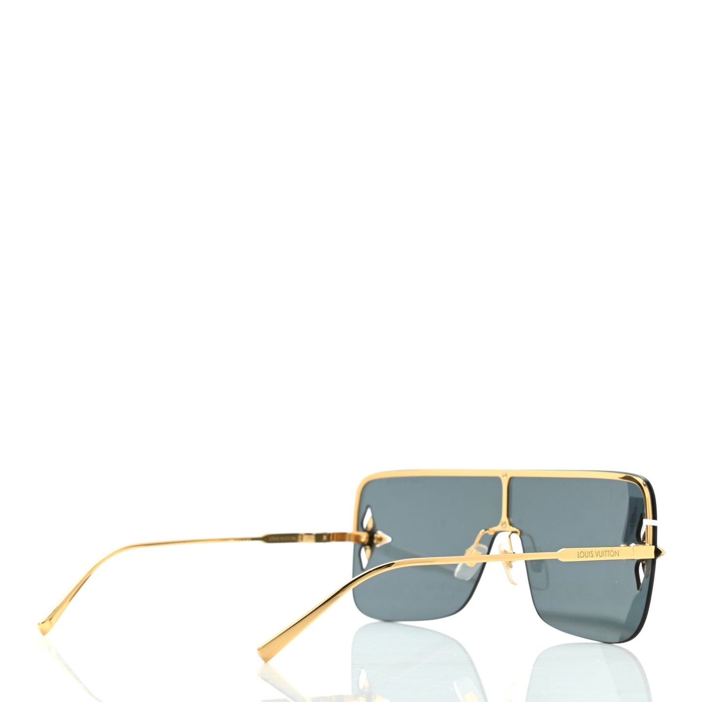Metal Swarovski Crystal Star Light Sunglasses Z1664U Gold