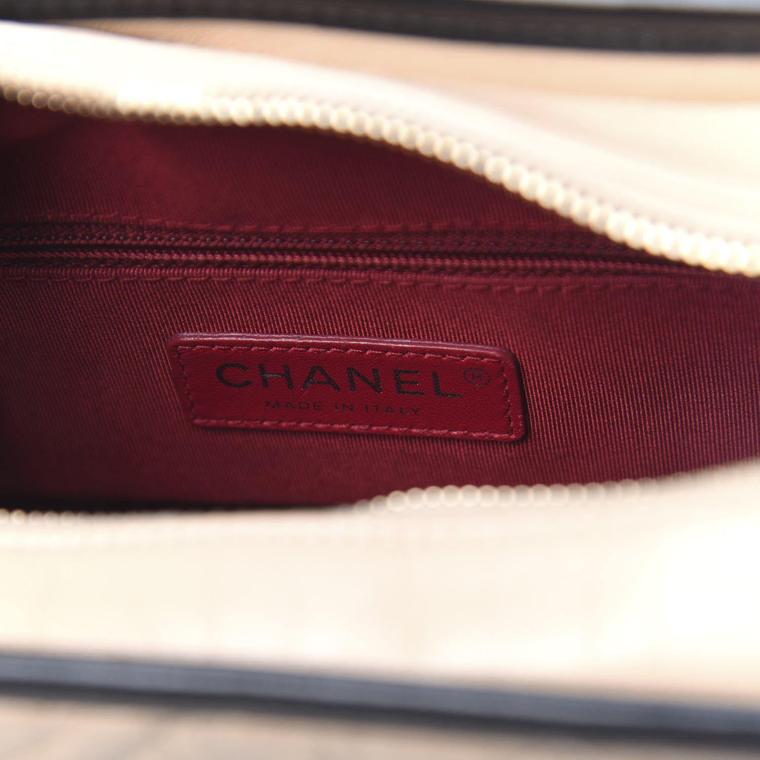Chanel Aged Calfskin Quilted Small Gabrielle Hobo Beige Black 6 of 11