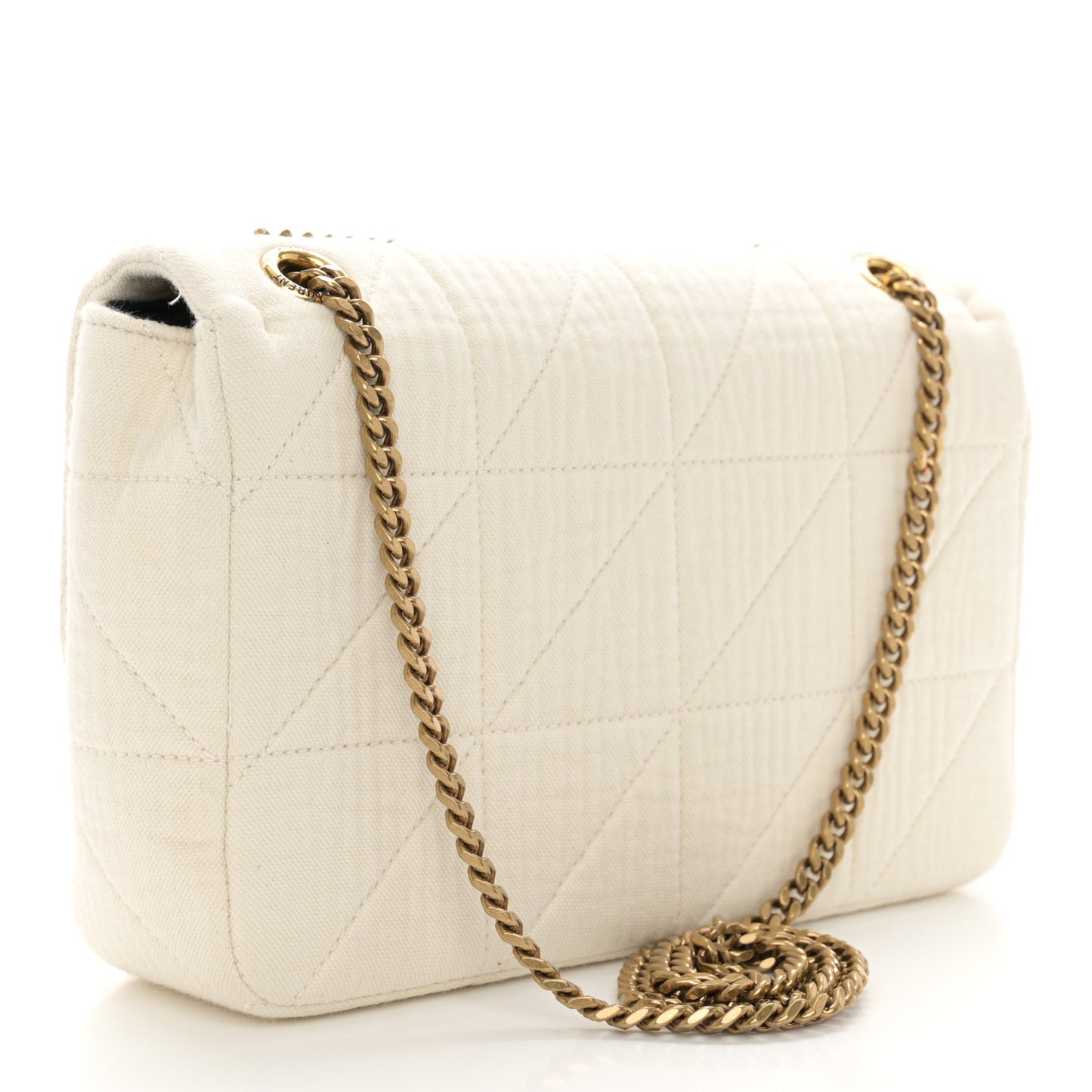 Crinkle Cotton Patchwork Monogram Medium Jamie Vanilla Ice