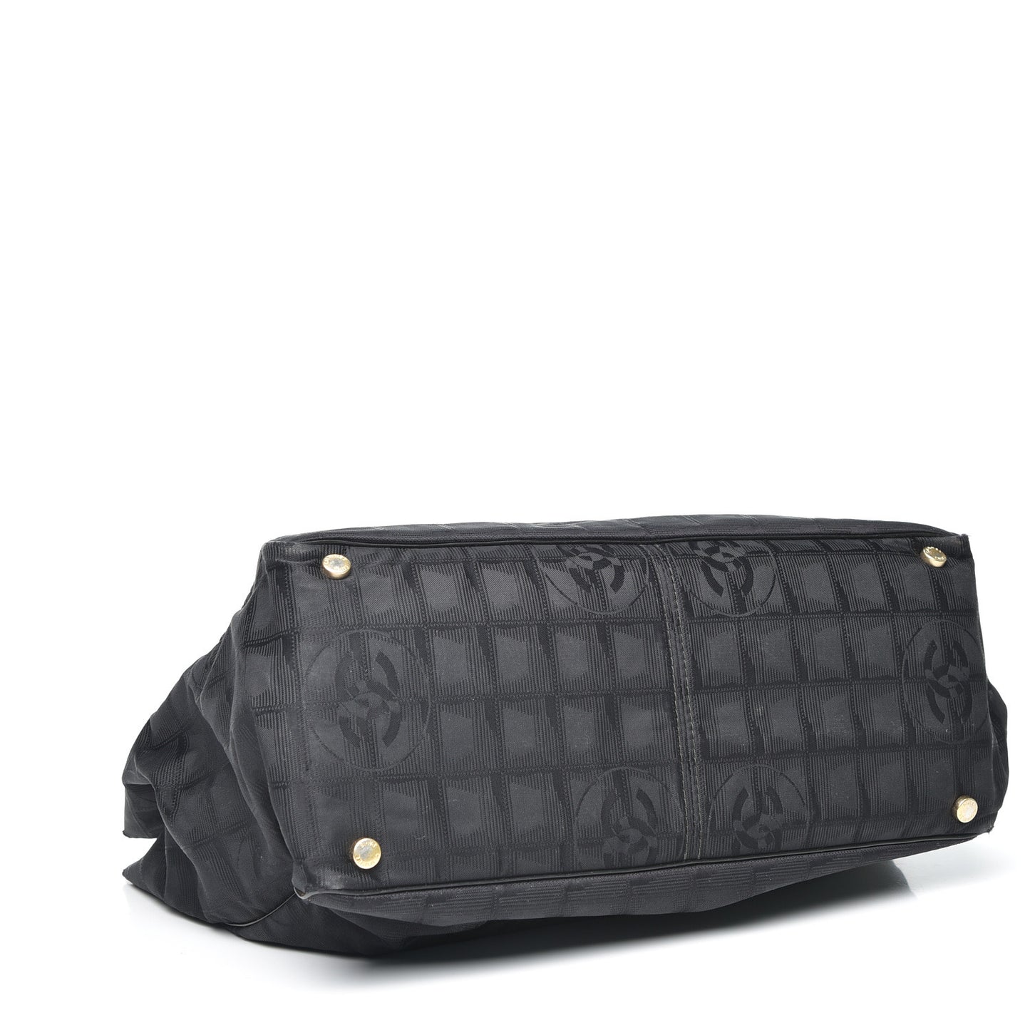 Nylon Travel Laptop Tote Black