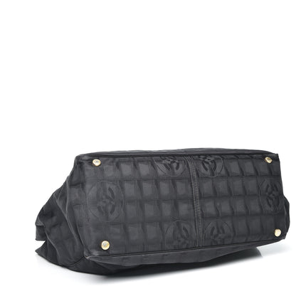 Chanel Nylon Travel Laptop Tote Black 3 of 10
