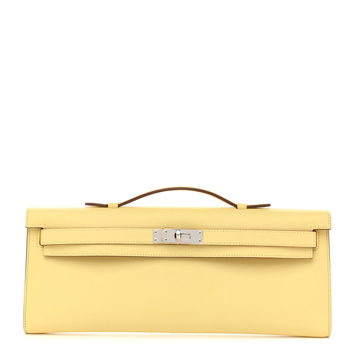 Swift Kelly Cut Clutch Pochette Jaune Poussin