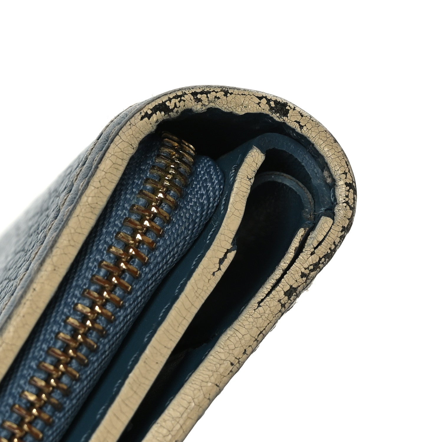 Louis Vuitton Suhali Compact Zipped Wallet Blue 9 of 9