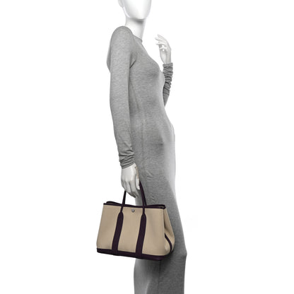 Hermes Toile Militaire Negonda Garden Party 30 TPM Beton Cassis 2 of 10