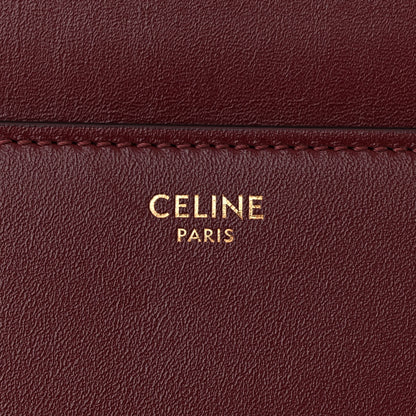 Celine Satinated Calfskin Medium 16 Top Handle Bag Light Burgundy 5 of 9