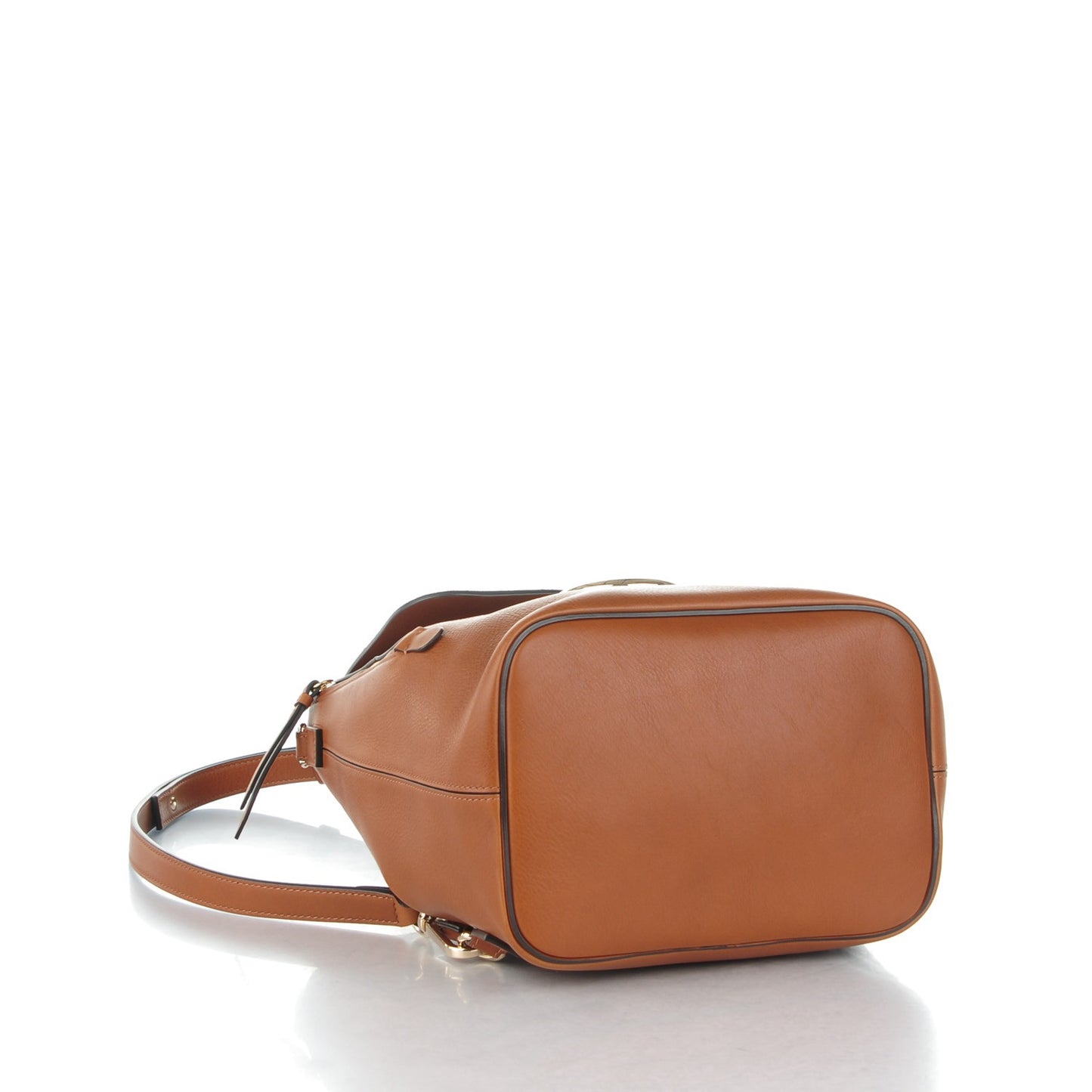 Suede Calfskin Medium Faye Backpack Tan