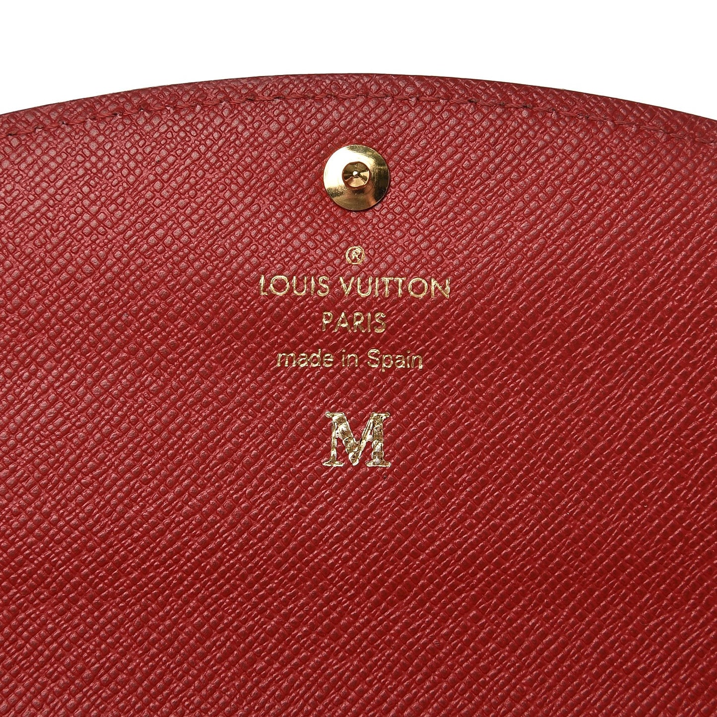 Damier Ebene Caissa Wallet Cherry
