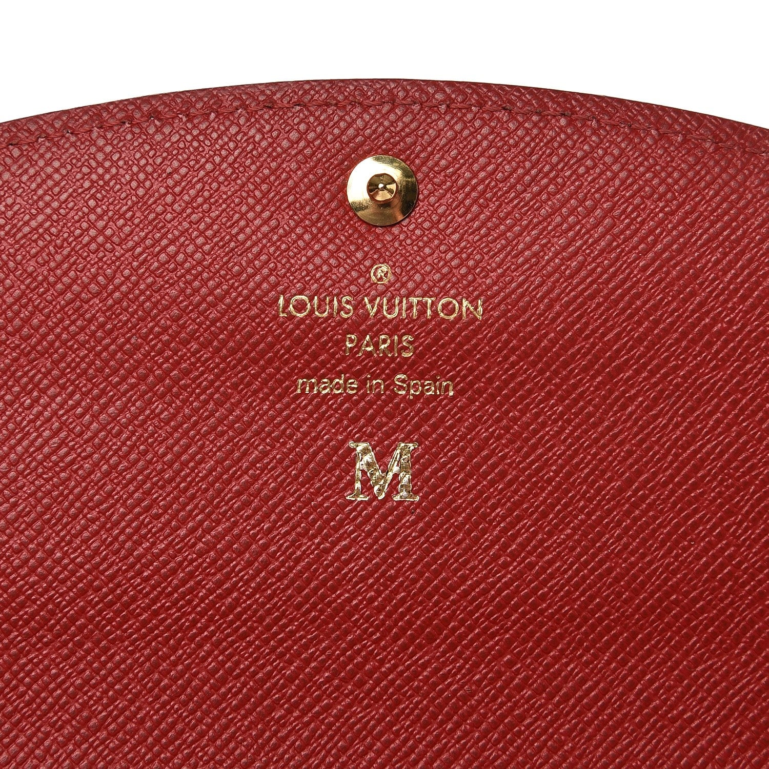 Louis Vuitton Damier Ebene Caissa Wallet Cherry 6 of 10