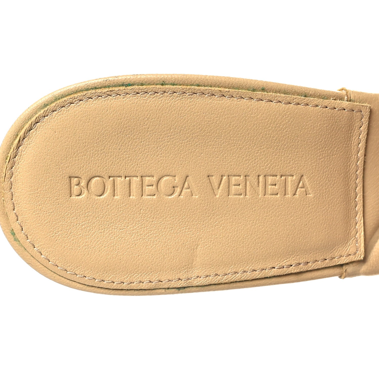 Bottega Veneta Nappa Quilted Rubber Lido Mule Sandals 37.5 Cane Sugar 7 of 7