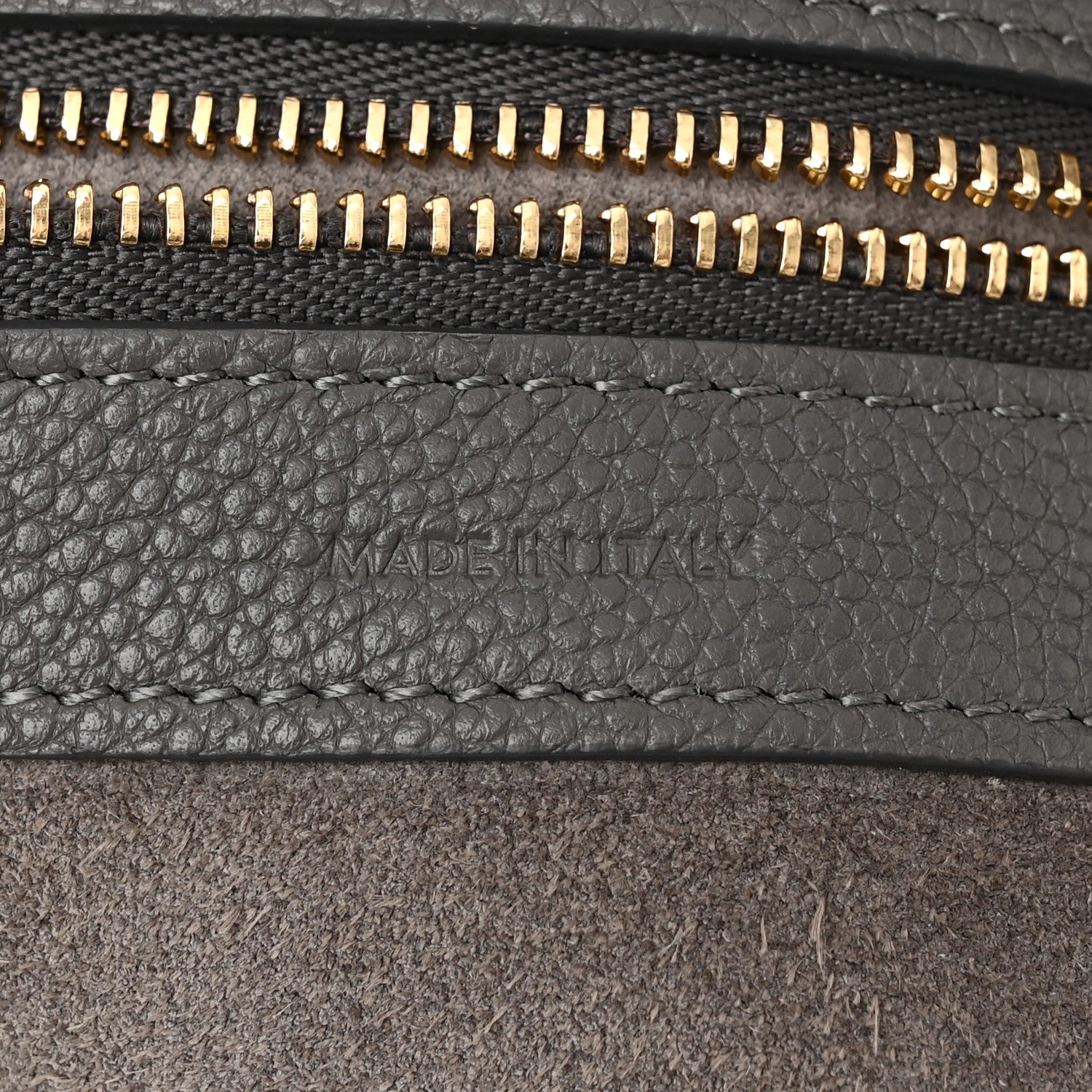 Celine Soft Grained Calfskin Medium Belt Cabas Phantom Taupe 7 of 11