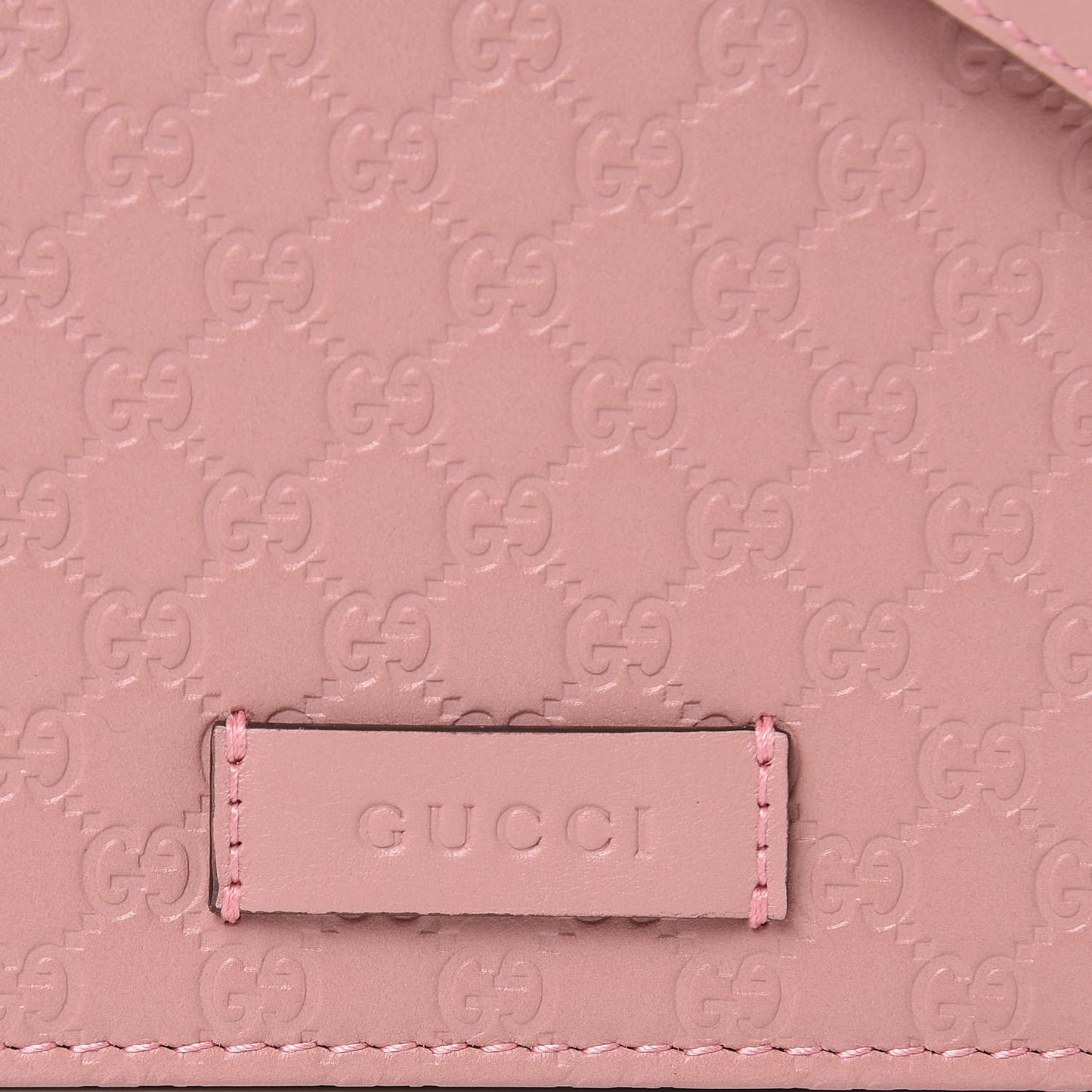 Microguccissima Crossbody Wallet Soft Pink
