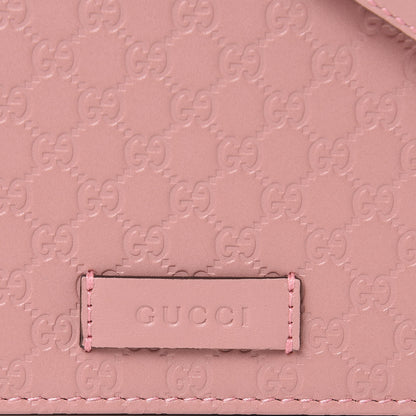 Gucci Microguccissima Crossbody Wallet Soft Pink 10 of 10
